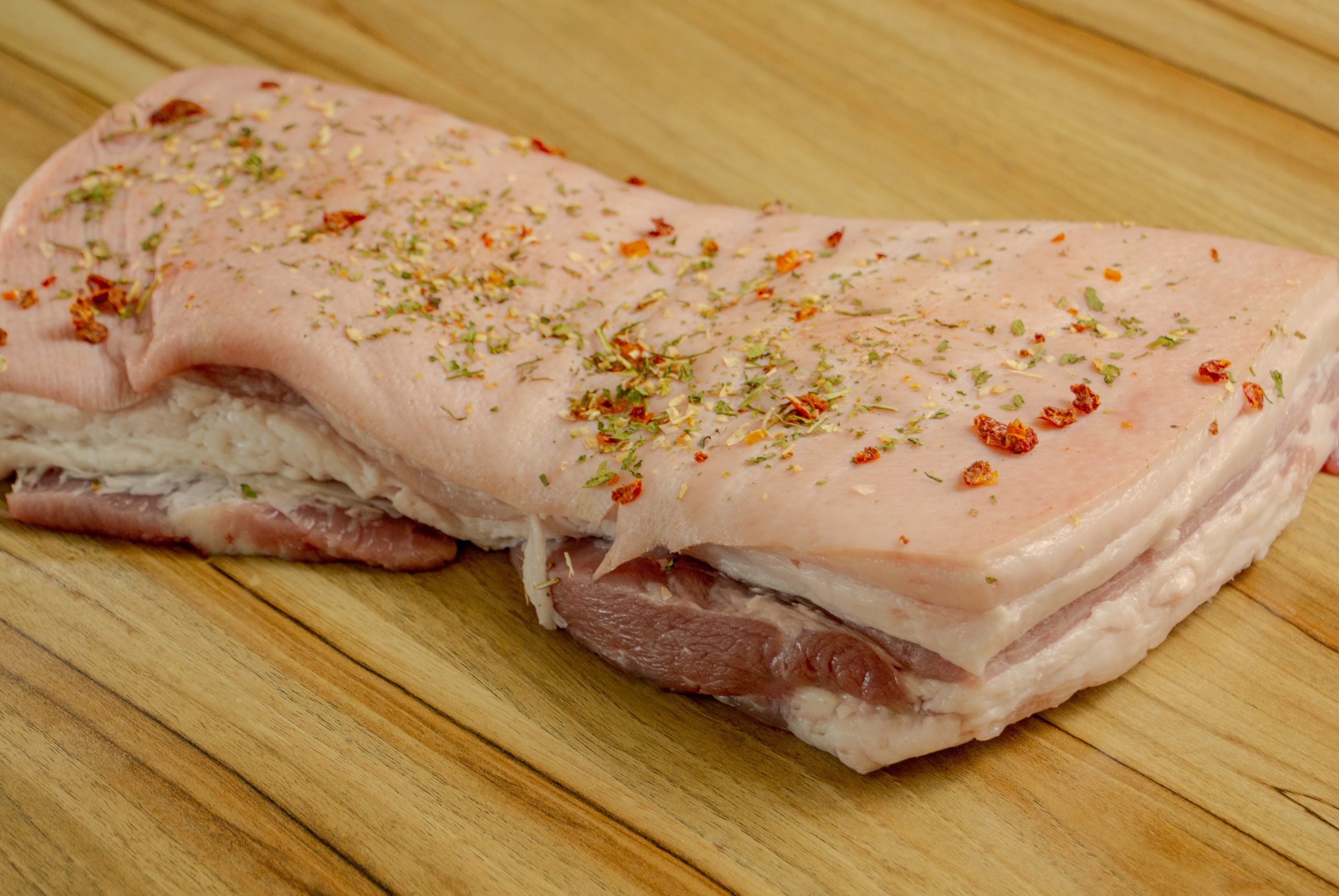 Panceta suíno Temperado