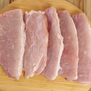 Pernil sem osso fatiado congelado